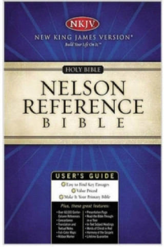 Carte NKJV, Reference Bible, Ultraslim, Bonded Leather, Black, Red Letter Edition Thomas Nelson