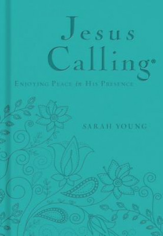 Книга Jesus Calling, Teal Leathersoft, with Scripture References Sarah Young