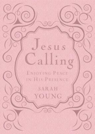 Book Jesus Calling, Pink Leathersoft, with Scripture References Sarah Young