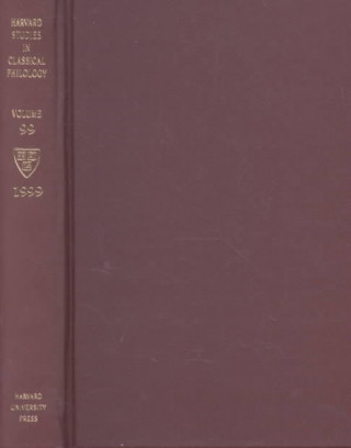 Kniha Harvard Studies in Classical Philology, Volume 99 Charles Segal