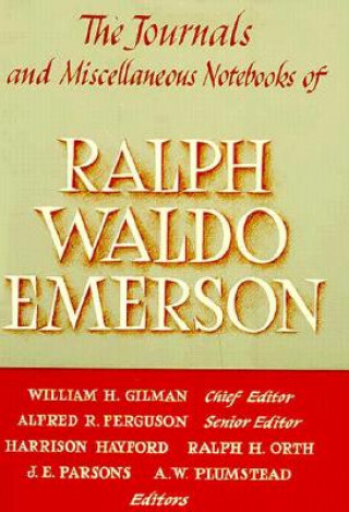 Libro Journals and Miscellaneous Notebooks of Ralph Waldo Emerson Ralph Waldo Emerson