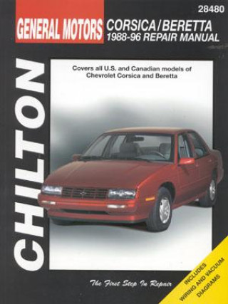 Carte GM Corsica and Beretta 1988-96 Chilton