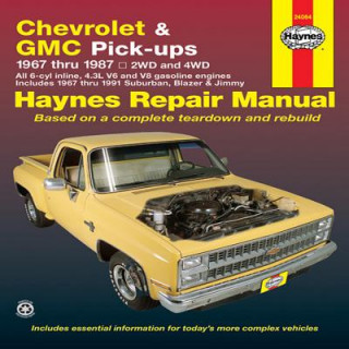 Kniha Chevrolet & GMC Pick Ups (67 - 87) J H Haynes
