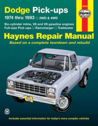 Książka Dodge Pick-ups (74-93) Automotive Repair Manual Jay Storer