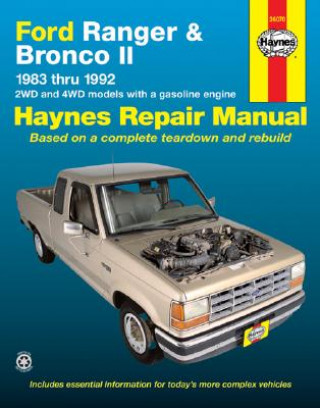 Könyv Ford Ranger and Bronco II (1983 to 1992) Automotive Repair Manual J H Haynes