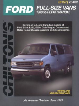 Carte Ford Full-size Vans 1989-96 Chilton