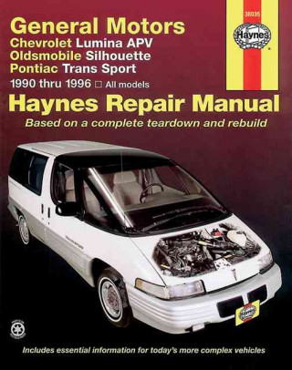 Libro General Motors Chevrolet Lumina APV, Oldsmobile Silhouette & Pontiac Trans Sport (90 thru 96) J.J. Haynes