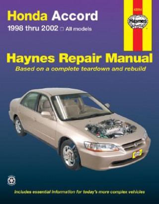 Książka Honda Accord (98 - 02) Jay Storer