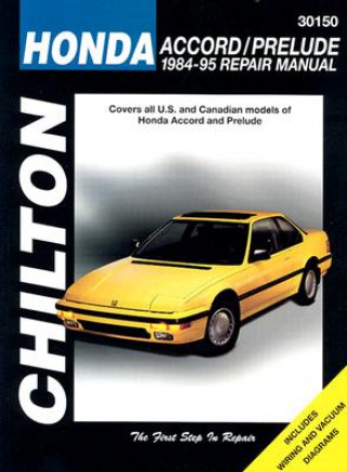 Книга Honda Accord and Prelude (1984-95) Chilton