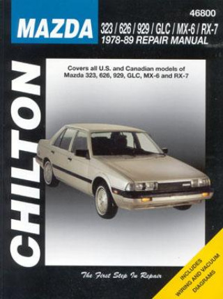 Kniha Mazda 323, 626, 929, RX7 (Including Montrose and 2000) (1978-89) Chilton