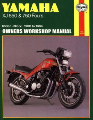 Kniha Yamaha XJ650 & 750 Fours (80 - 84) Haynes Publishing