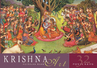 Kniha Krishna Art Postcard Book B. G. Sharma
