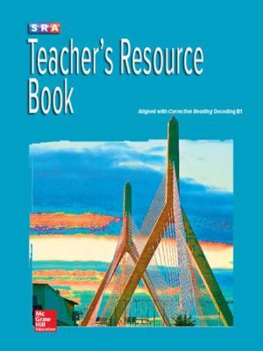 Book Corrective Reading Decoding Level B1, National Teacher Resource Book McGraw-Hill Education
