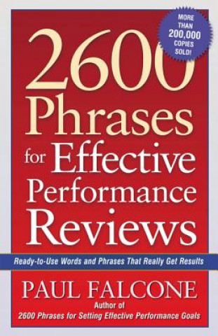 Book 2600 Phrases for Effective Performance Reviews Paul Falcone