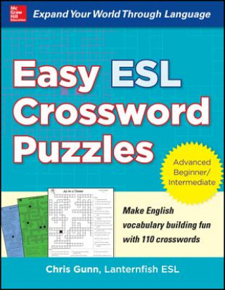 Knjiga Easy ESL Crossword Puzzles Chris Gunn