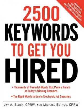 Kniha 2500 Keywords to Get You Hired Michael Betrus