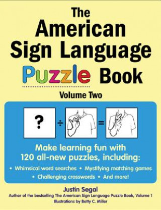 Könyv American Sign Language Puzzle Book Volume 2 Justin Segal
