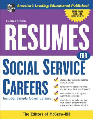 Książka Resumes for Social Service Careers McGraw-Hill Education