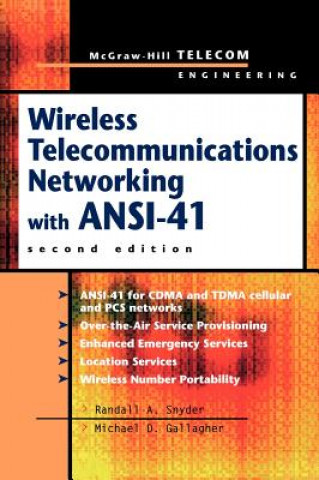 Książka Wireless Telecommunications Networking with ANSI-41 Randall A. Snyder