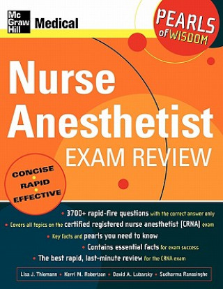Kniha Nurse Anesthetist Exam Review: Pearls of Wisdom Sudharma Ranasinghe