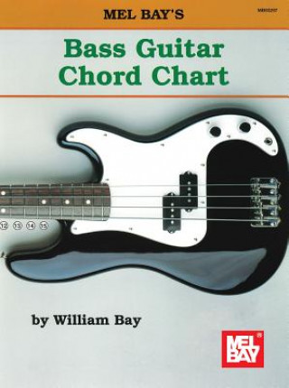 Livre BASS GUITAR CHORD CHART WILLIAM BAY