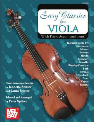 Książka EASY CLASSICS FOR VIOLA PETER SPITZER