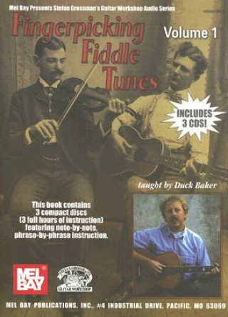 Kniha FINGERPCKNG FIDDLE TUNES 1 GTR BKCD 