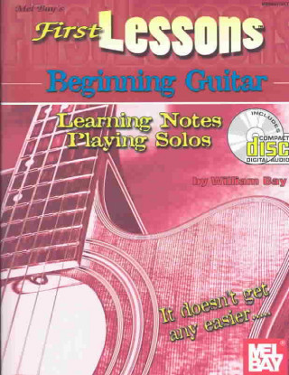 Libro First Lessons Beginning Guitar WILLIAM BAY