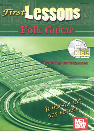 Kniha First Lessons Folk Guitar COREY CHRISTIANSEN