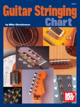 Libro GUITAR STRINGING CHART MIKE CHRISTIANSEN