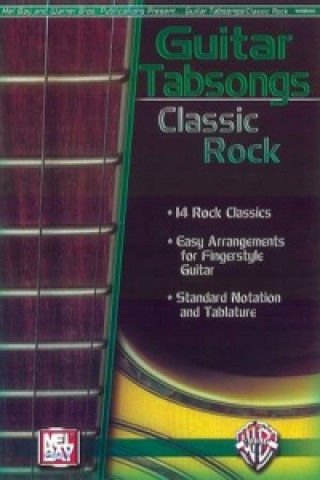 Carte GUITAR TAB SONGS CLASSIC ROCK GTR BK 