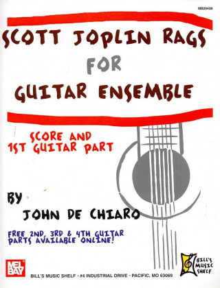 Book JOPLIN RAGS GTR ENS SC1ST PT 