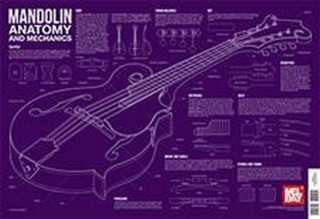 Carte MANDOLIN ANATOMY MECHANICS WALL CHART Charlie Lee-Georgescu