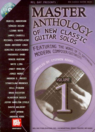 Kniha Master Anthology of New Classic Guitar Solos, Volume 1 STEPHEN REKAS