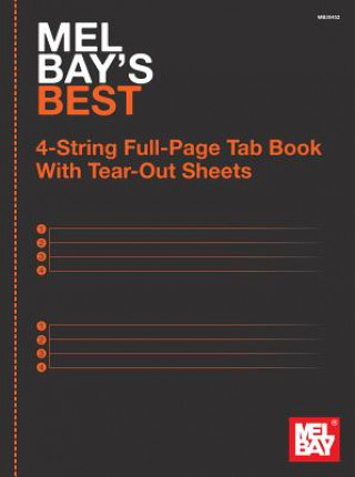 Book MEL BAYS BEST 4 STRING FULL PAGE TAB BOO 