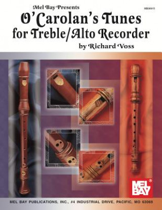 Książka O'Carolan's Tunes for Treble/Alto Recorder Richard Voss