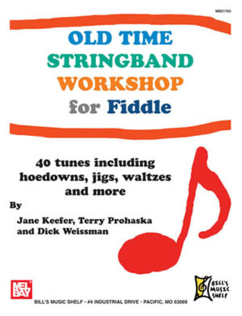 Книга OLD TIME STRINGBAND WORKSHOP VLN BK Jane Keefer