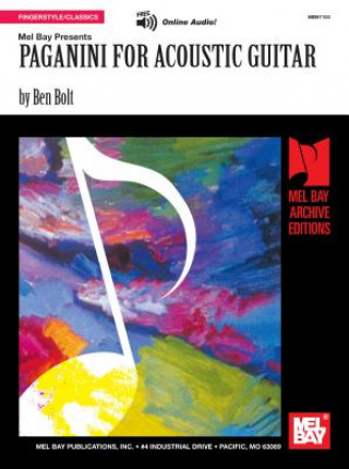 Könyv Paganini for Acoustic Guitar Ben Bolt