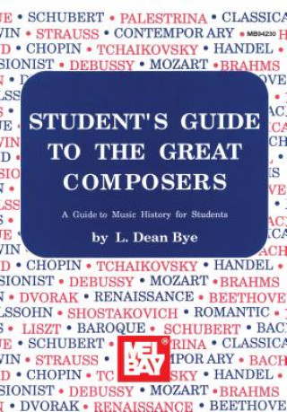 Carte STUDENTS GUIDE TO THE GREAT COMPOSERS L  DEAN BYE