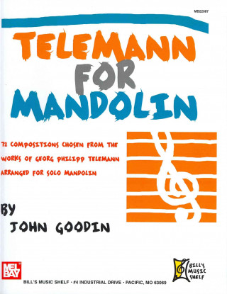 Książka TELEMANN MANDOLIN GOODIN MAND BK 