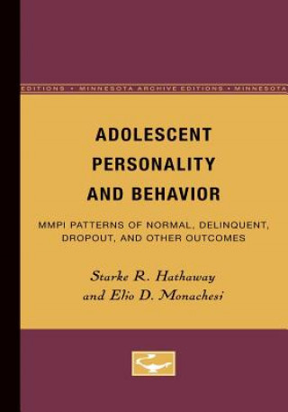 Könyv Adolescent Personality and Behavior Starke Hathaway