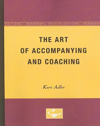 Книга Art of Accompanying and Coaching Kurt Adler