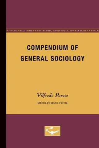 Libro Compendium of General Sociology Vilfredo Pareto