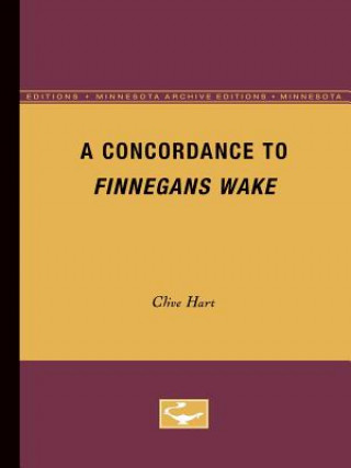 Kniha Concordance to Finnegans Wake Clive Hart