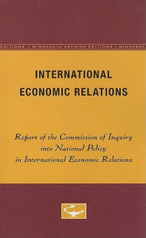 Könyv International Economic Relations 