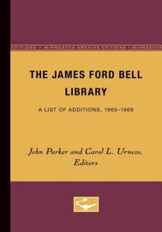 Knjiga James Ford Bell Library 