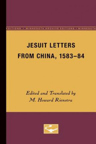 Livre Jesuit Letters From China, 1583-84 