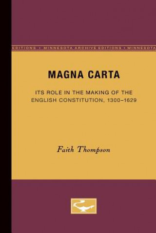 Kniha Magna Carta Faith Thompson