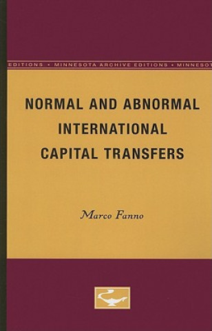 Kniha Normal and Abnormal International Capital Transfers Marco Fanno
