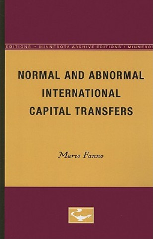 Книга Normal and Abnormal International Capital Transfers Marco Fanno